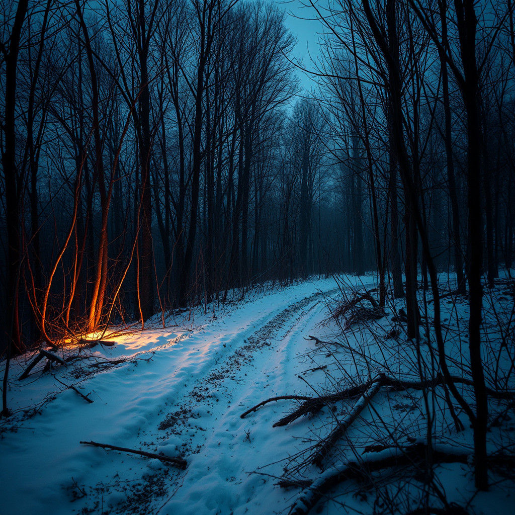 Surreal Stillness: An Atmospheric Winter Dreamscape