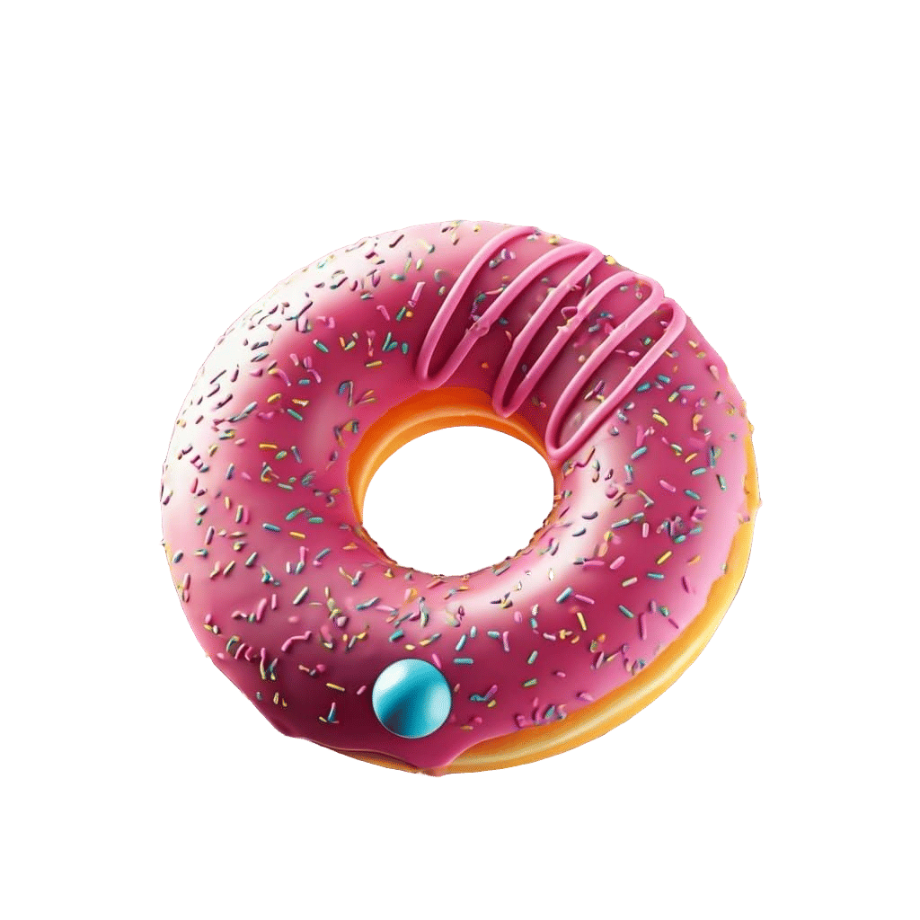 Happy Pink Donut: Fantasy Concept Art