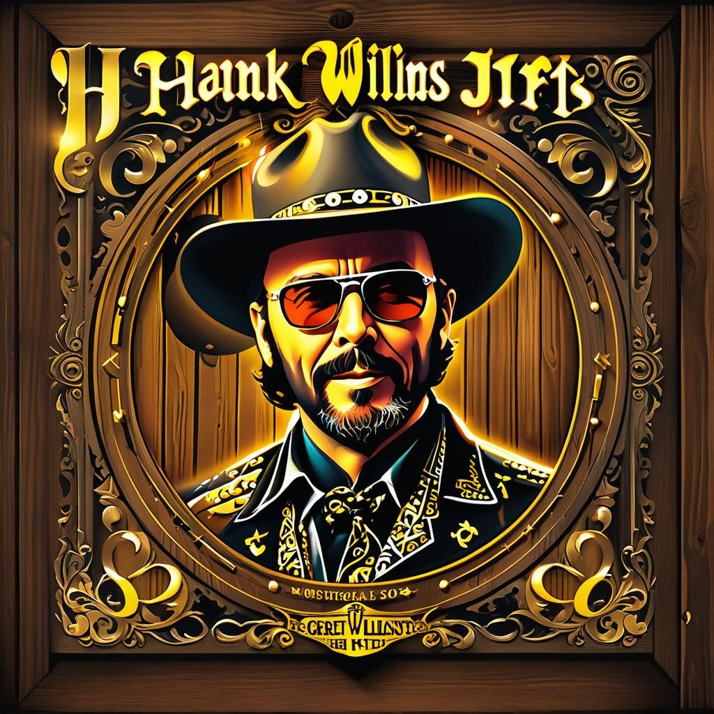 Hank Williams Jr. Greatest Hits Album Cover Art