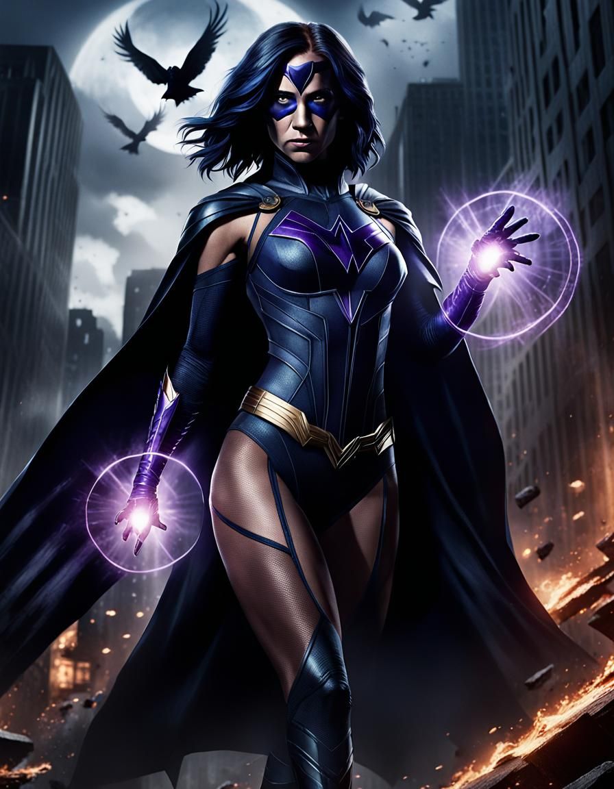 Brittany Snow as Raven: Live-Action Comic Art