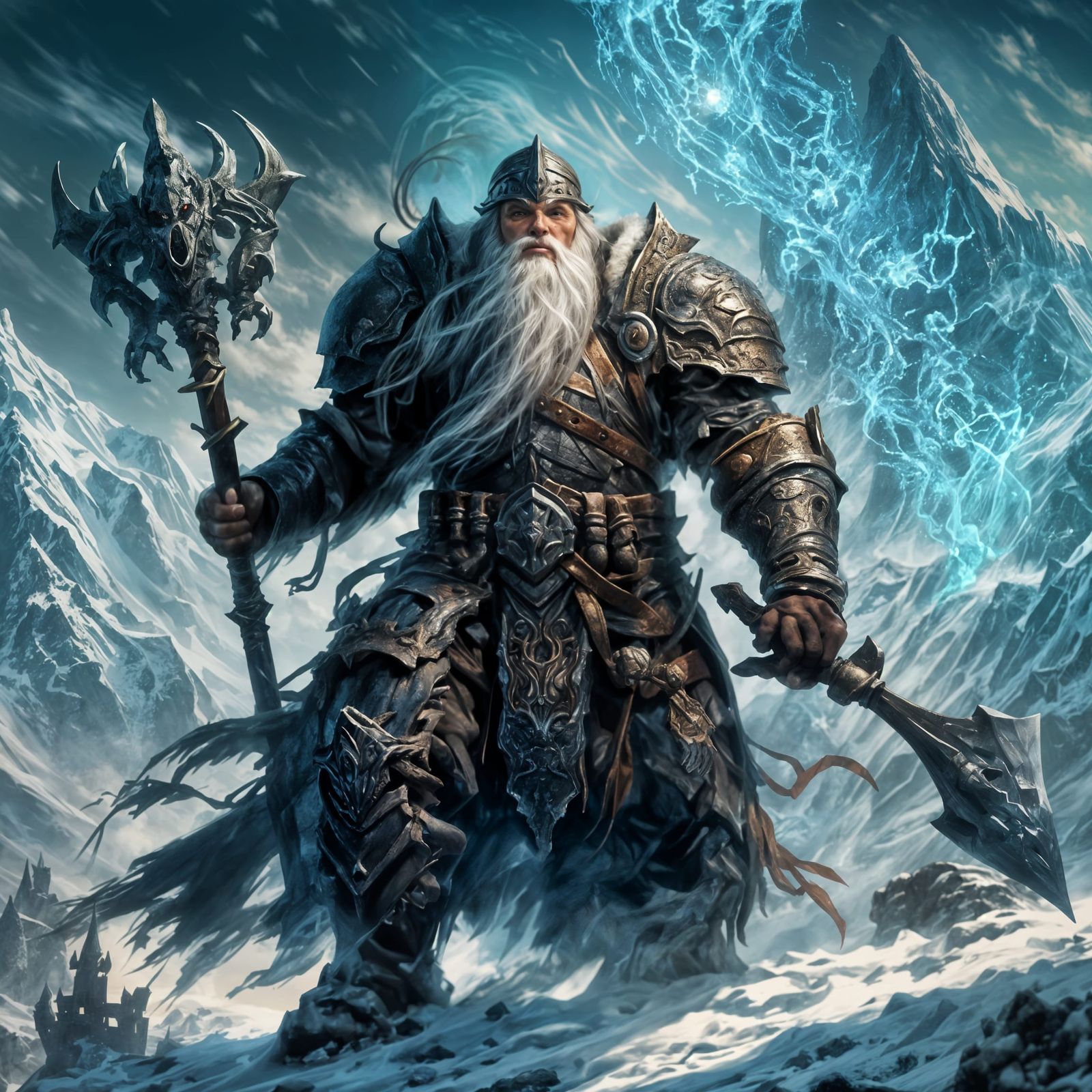 Dark Fantasy Scene: Dungeons and Dragons Style