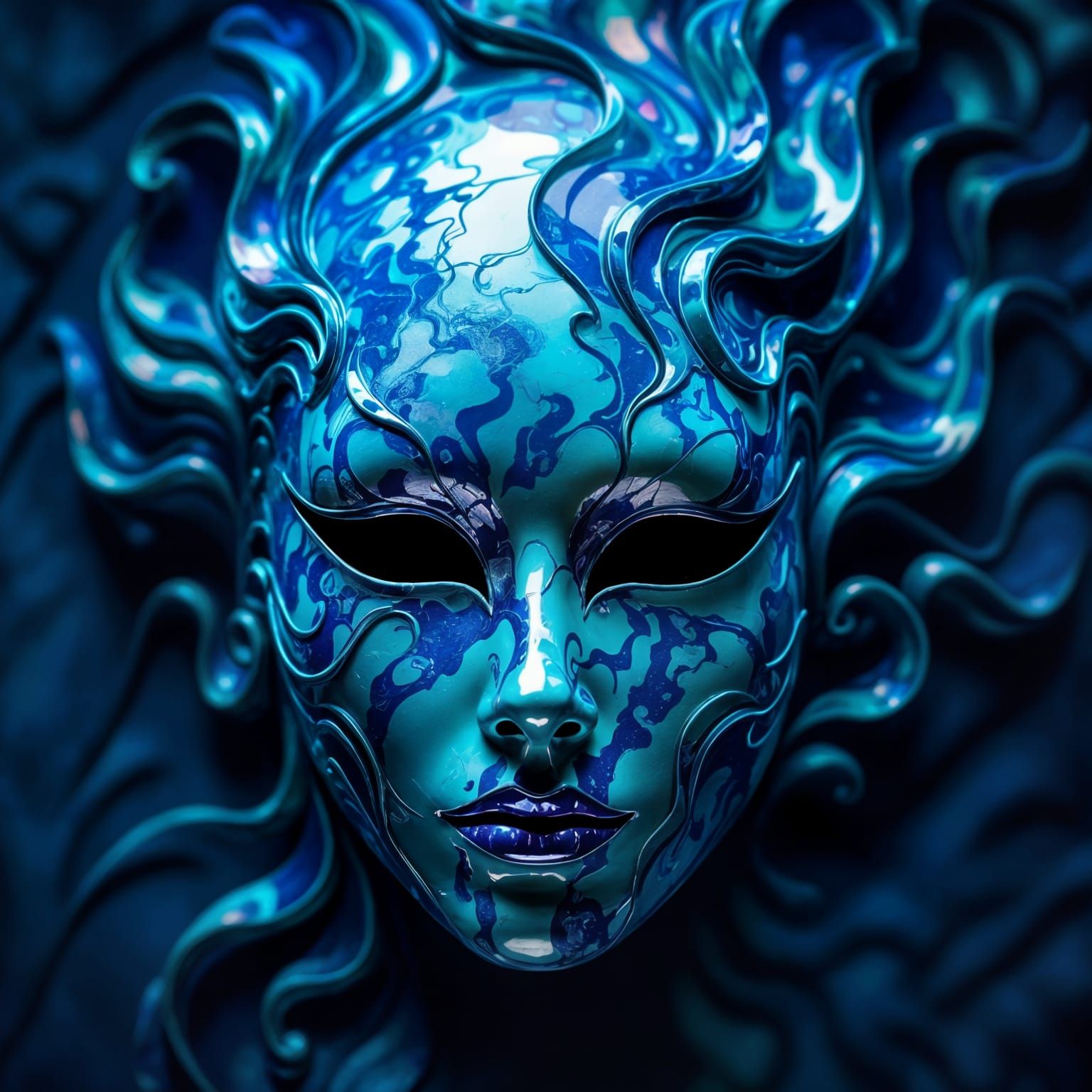 Stormy Opal Mask
