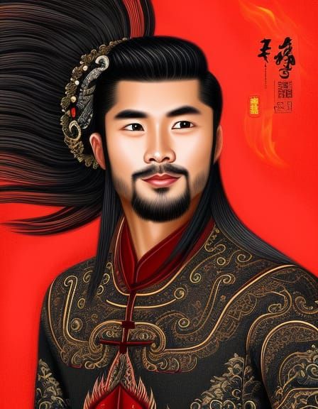 Fire God Liu Kang Portrait in Unreal Engine 5