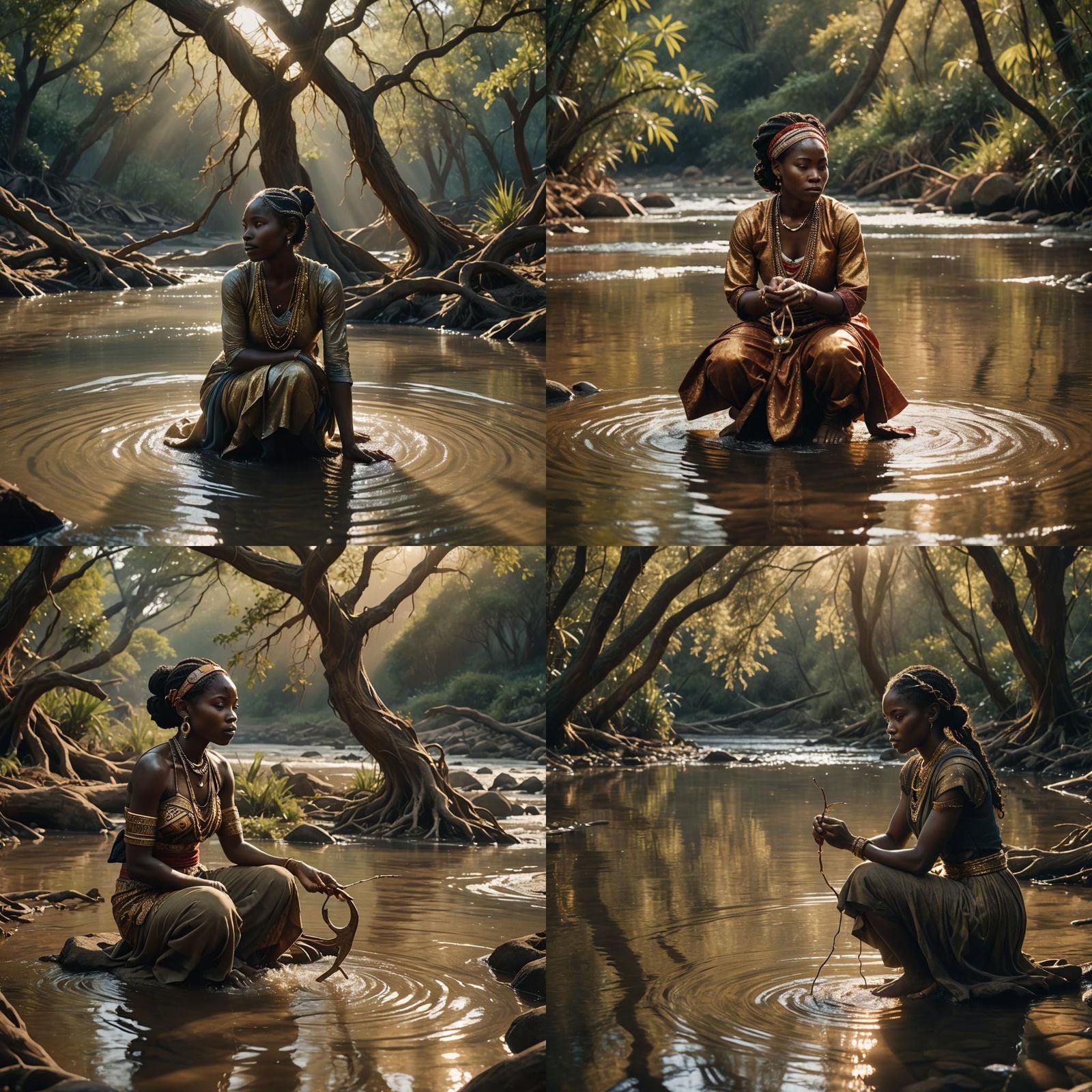 Magical River Encounter: Nandi's Hesitation