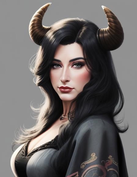 Surreal Filly and Bull Representation