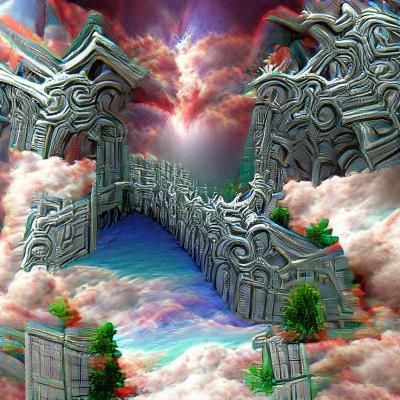 Heaven's Gates in 3D Rendering