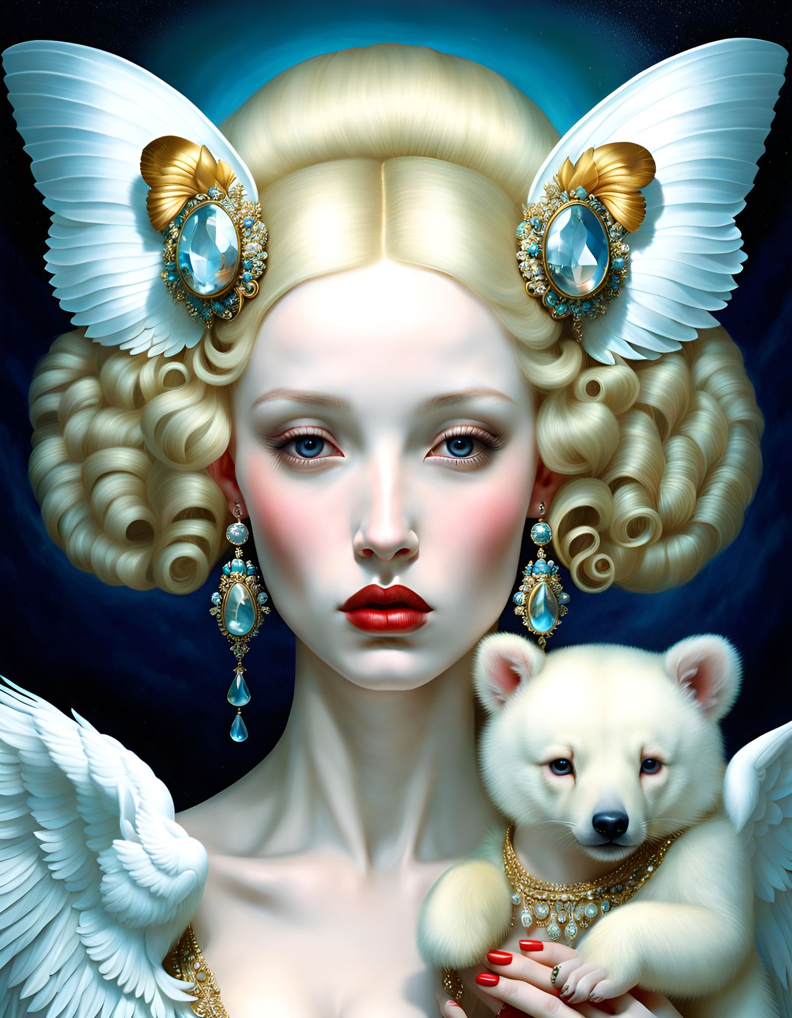 Nightcafes version of the same prompt from mage.space