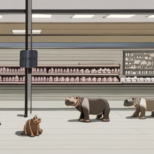 Hippo's Coffee Advice: Flemish Baroque Animal Supermarket