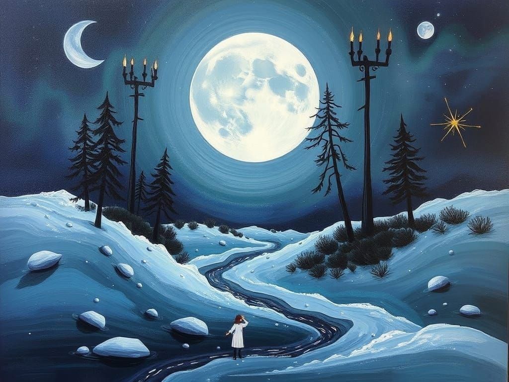 I Fashion a Moonscape I Paint a Motion