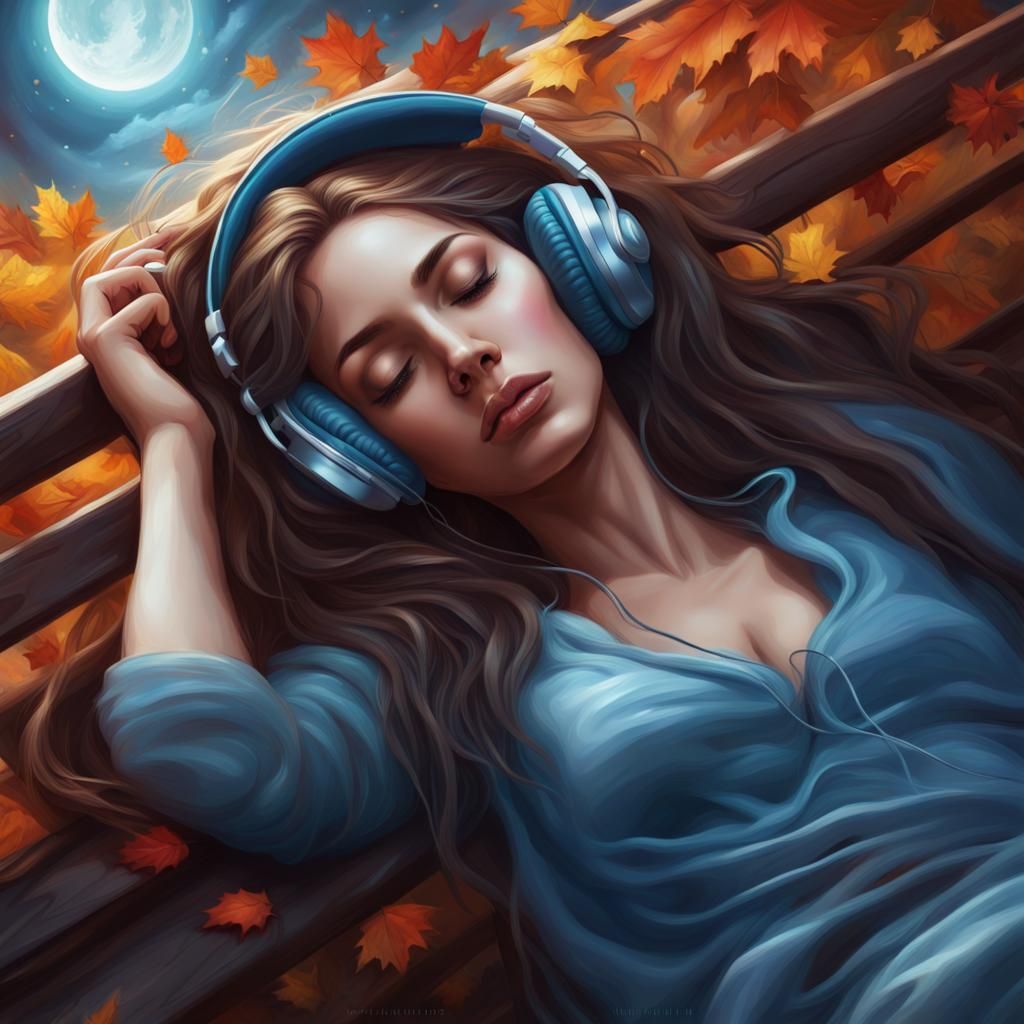 Dreaming Girl Portrait in Hyperrealistic Fantasy Art