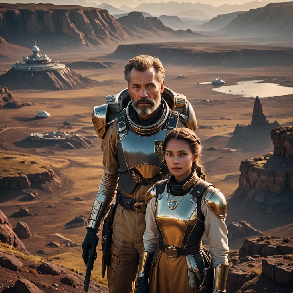 Space Opera: Explorer and Princess on New World