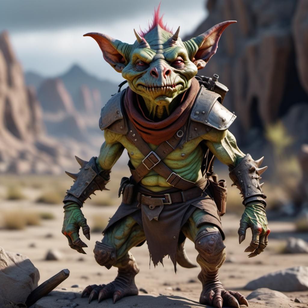 Salt desert goblin