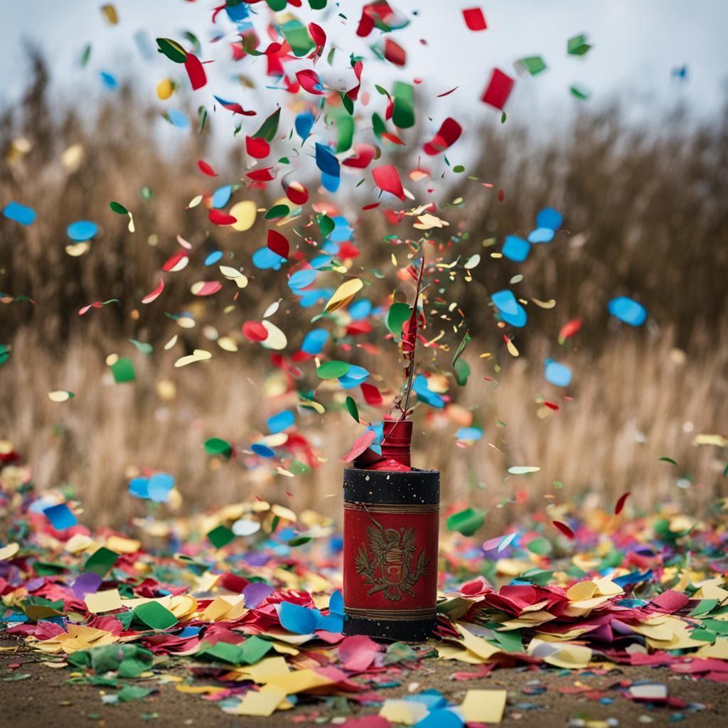 Confetti Chaff Grenade: Conceptual Art
