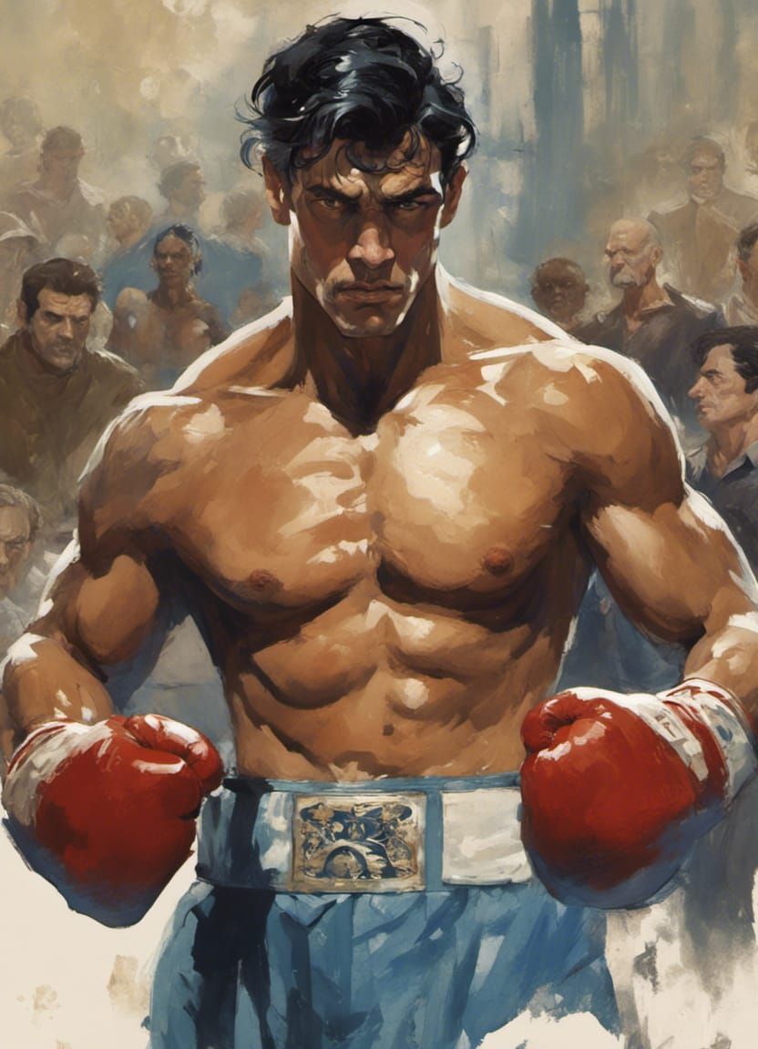 Magnificent Boxer Seeks Wife, Concept Art