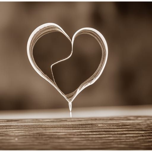 Heart in Sharp Focus with Bokeh