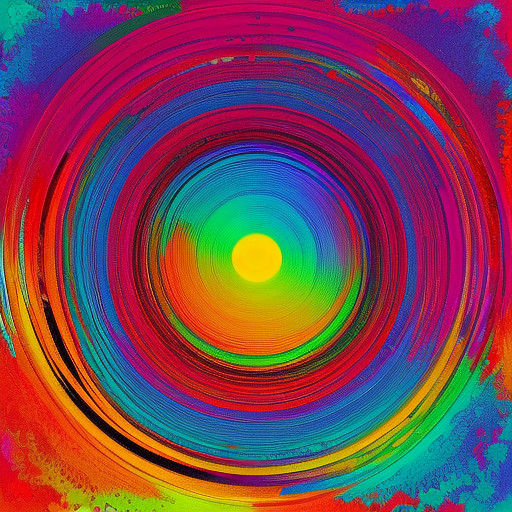 Psychedelic Dreamscapes in Vibrant Colors