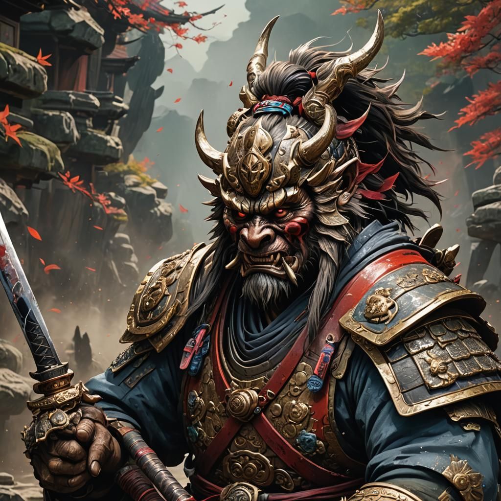 Bugbear Samurai Reborn in Vibrant Detail