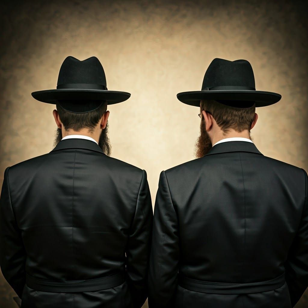 Contemplative Men in Renaissance Portrait Style