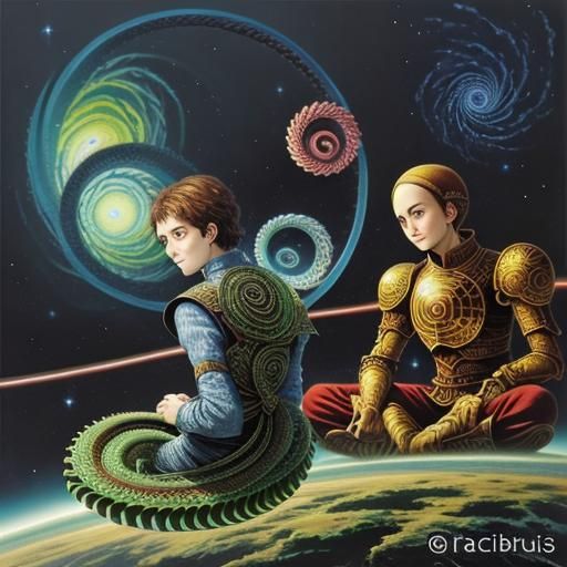 Fractal Ouroboros Design