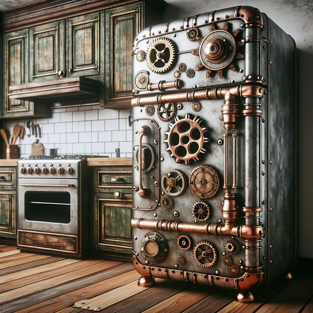 A Steampunk Refrigerator