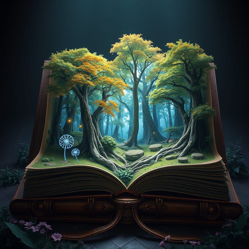 Forest Bursting from Gigantic Pop-Up Book