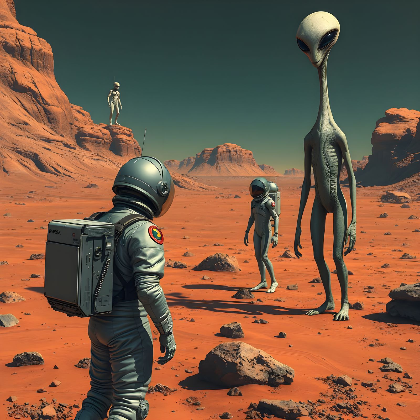 First contact 👩‍🚀👩‍🚀👩‍🚀