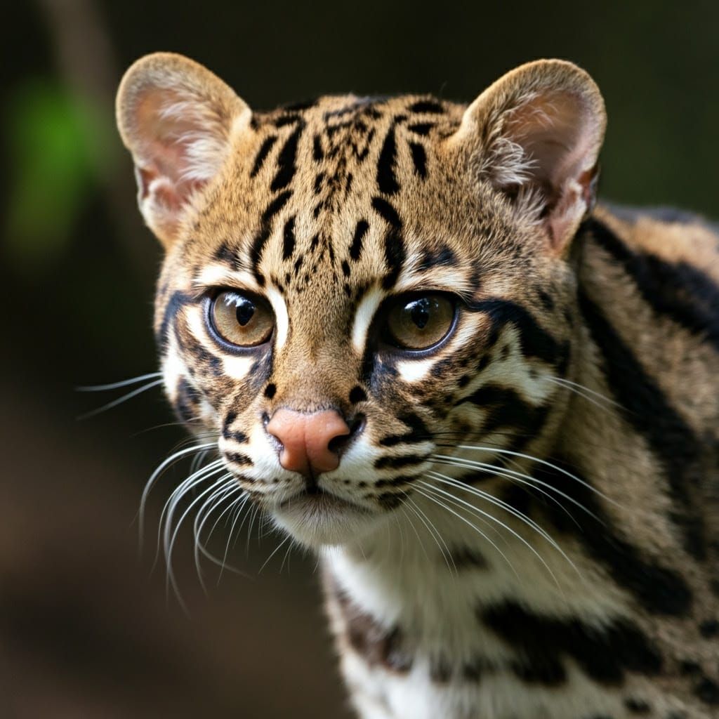 Not feeling at all well... (This is an oncilla)