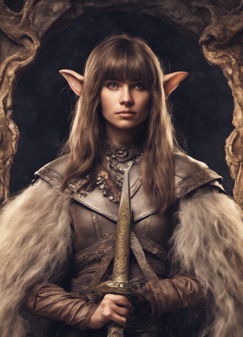 Jen from The Dark Crystal with Sword