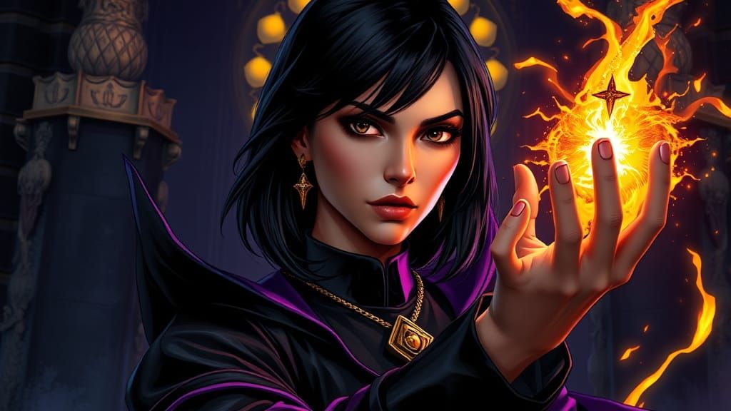 Dark Fantasy Cleric in a Jack Kirby-Style World of Dungeons ...