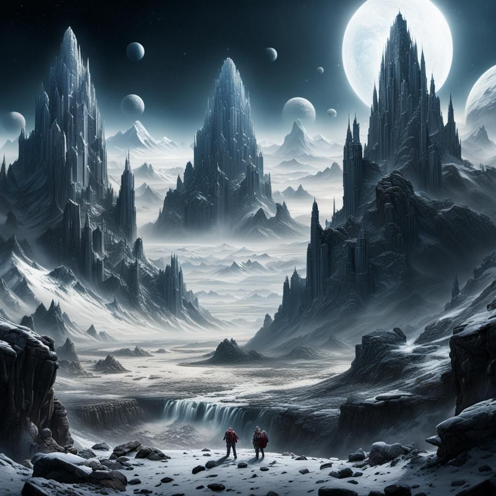 White Dwarfs in Epic Digital Matte Painting