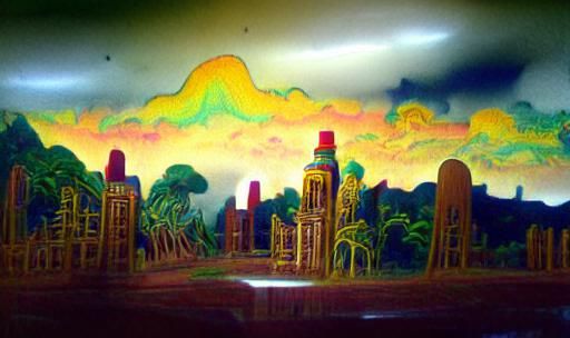 Lost Metropolis: Ungawa-Simba in Heidelberg School Style