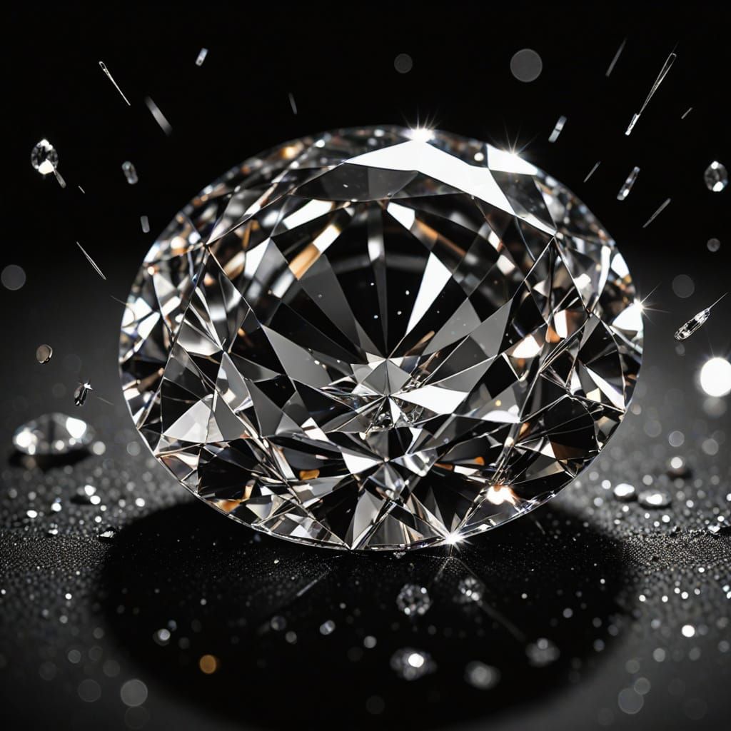 Luxurious Diamond Macro Photography