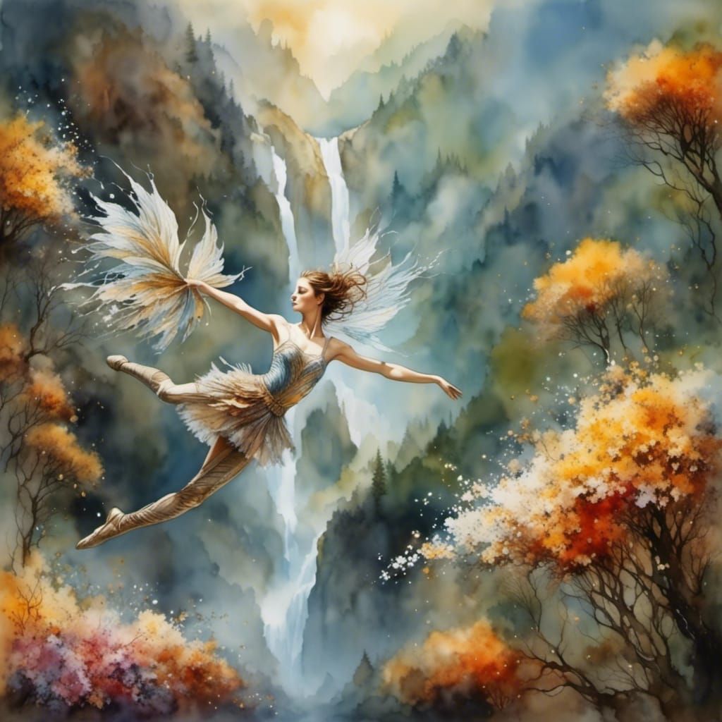 Metal Ballet Dancer Sculpture by Carne Griffiths