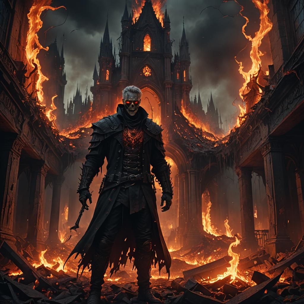 Damned Soul in Dark Fantasy Realm