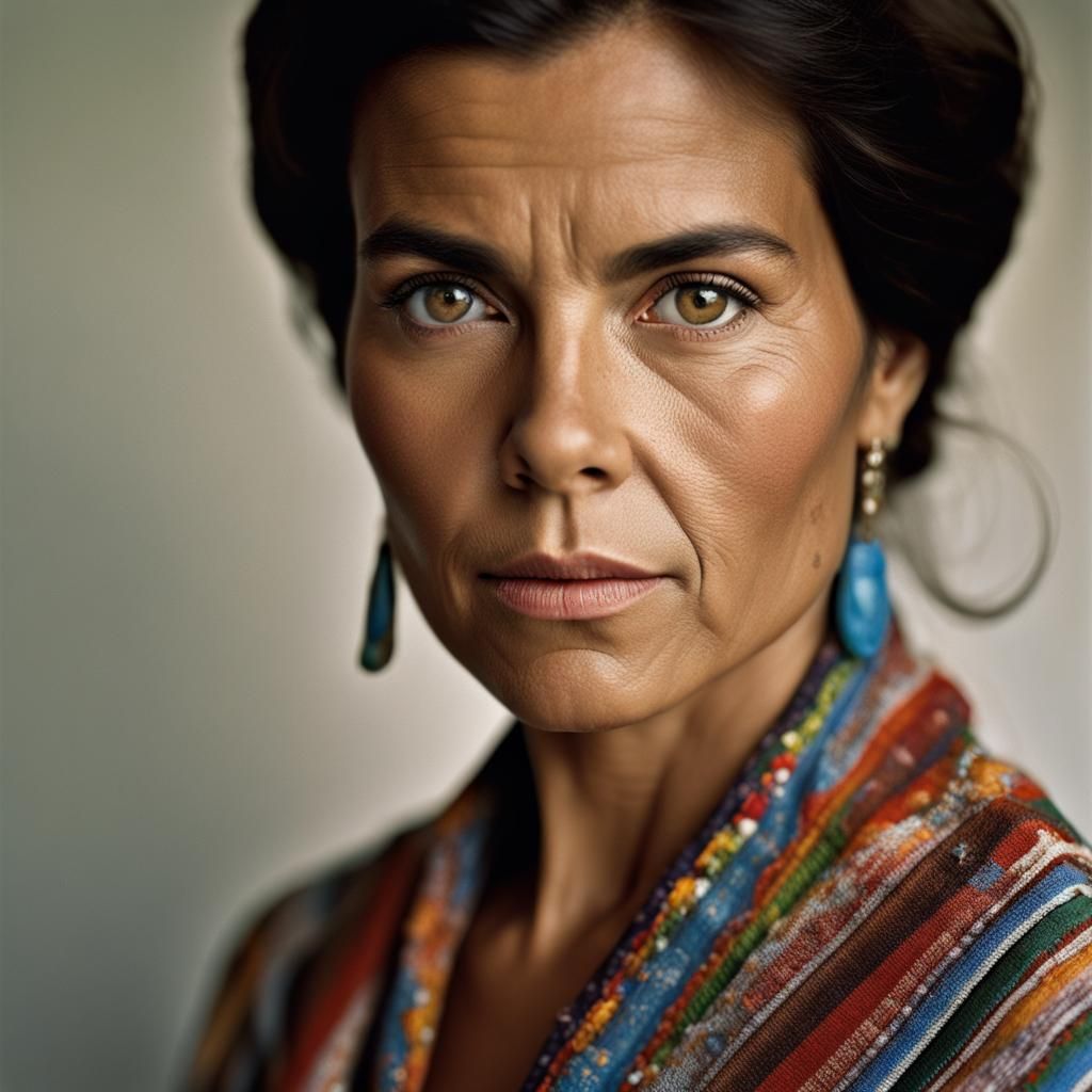 Stylist Portrait with Scissors and Comb