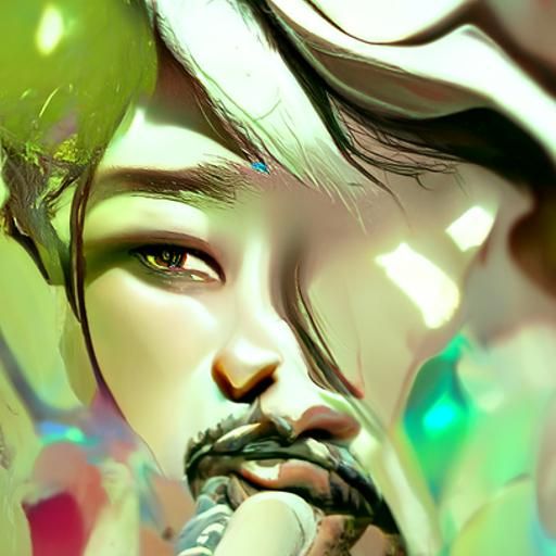 Hyperdetailed K-Pop Portrait in Digital Art Style