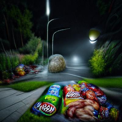 Dark and Spooky Scene
