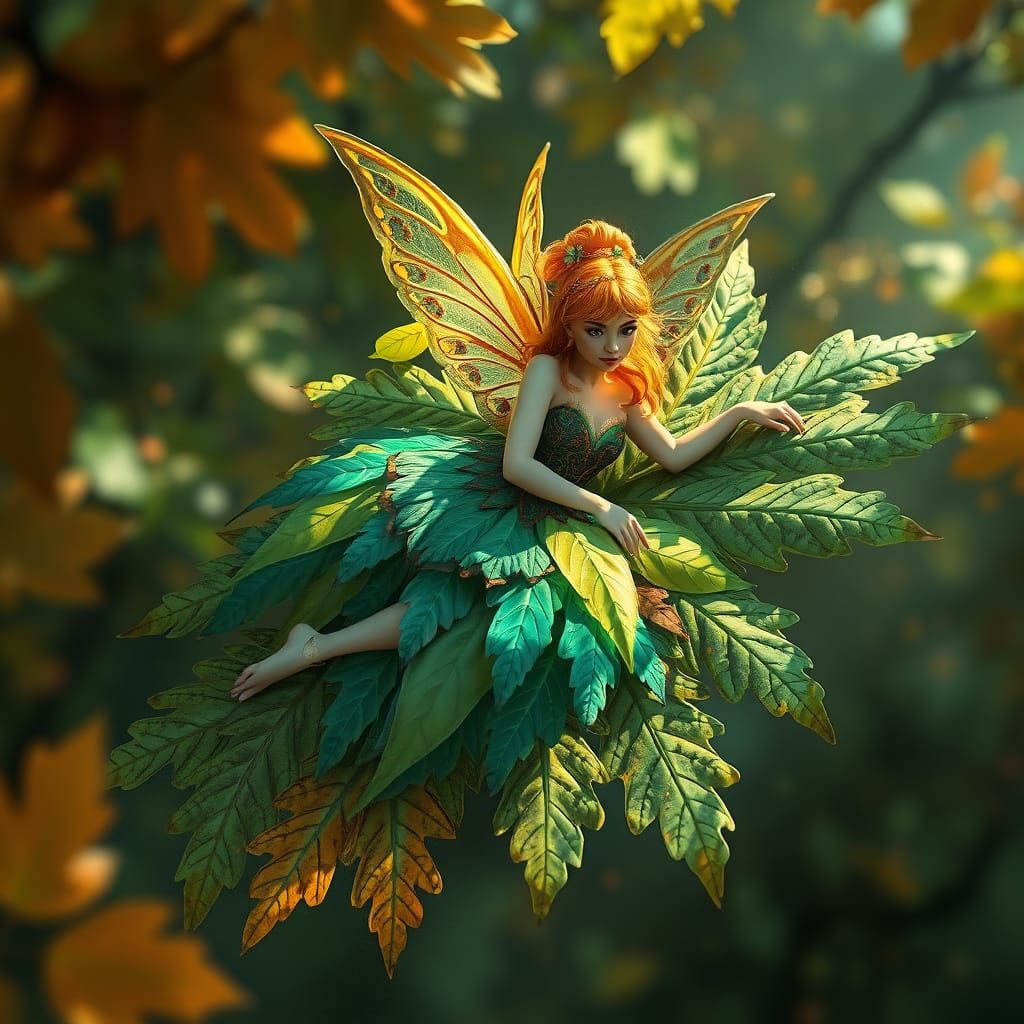 Surreal Fairy Dreams in Vibrant Triadic Colors