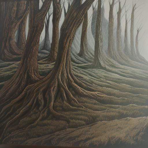 Dramatic Chiaroscuro Lighting Example