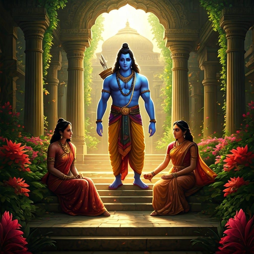 Ramayana Scene in Cinematic 8K Resolution