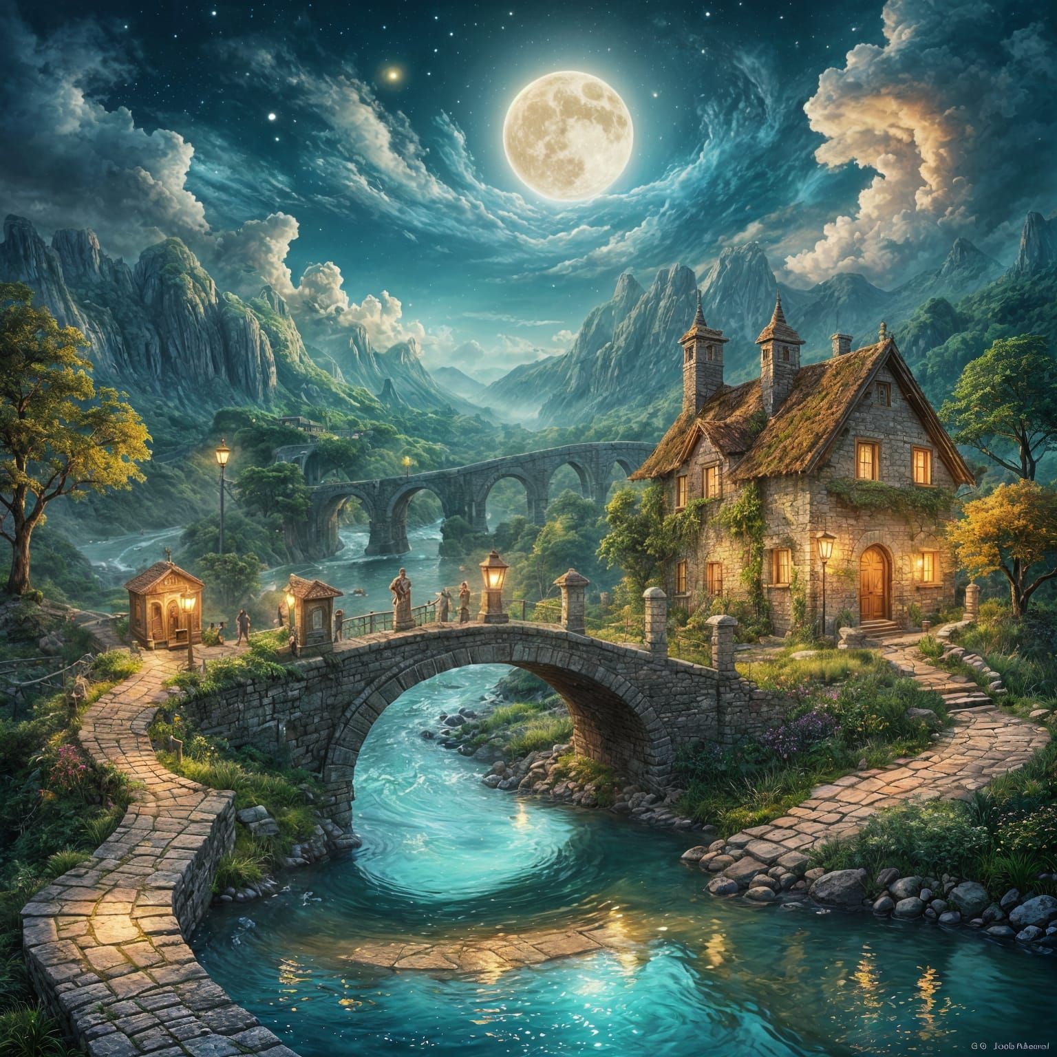 Ancient Book Opens to Magical 3D Fantasy World