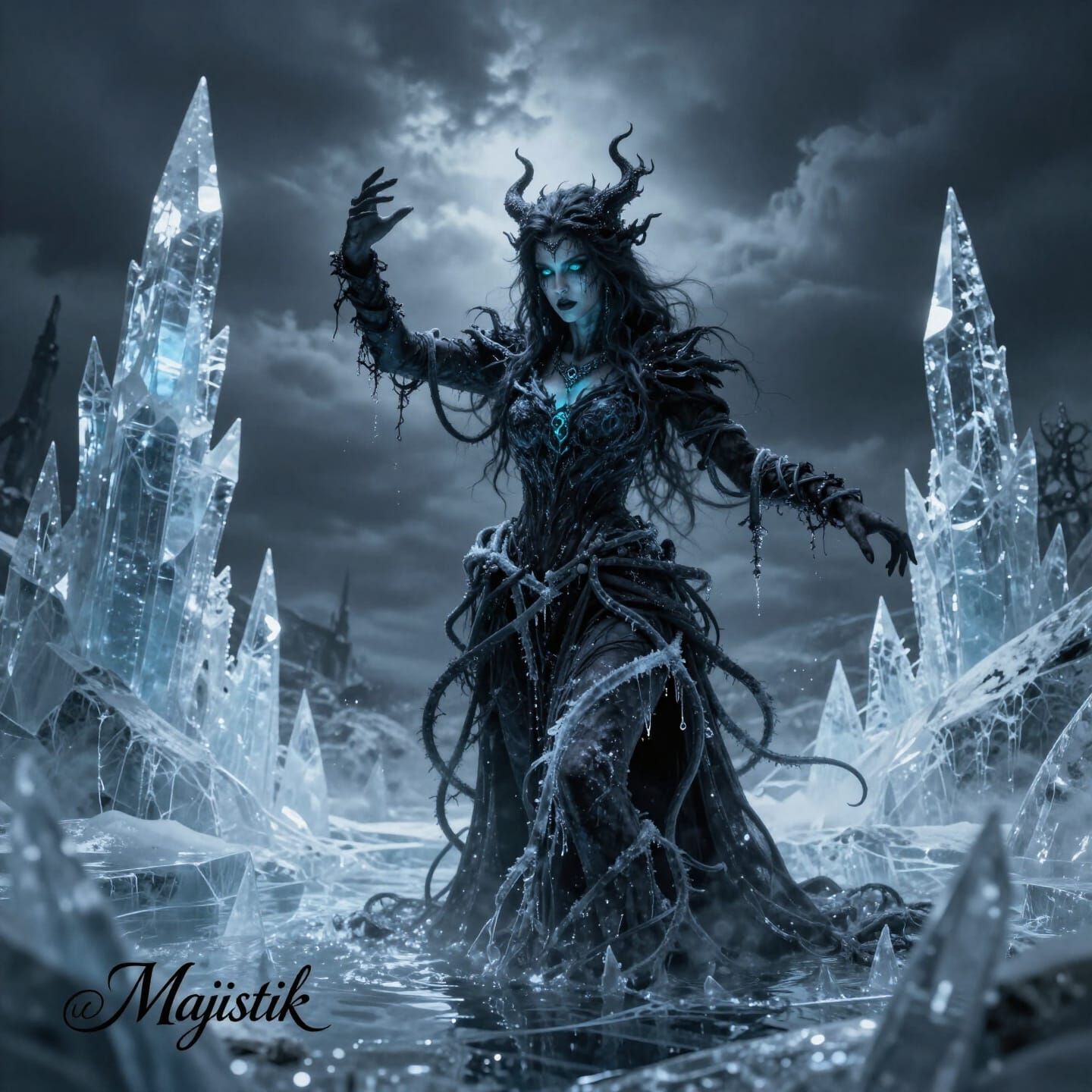Dark Frost Sorceress Ritual in Icy Spires