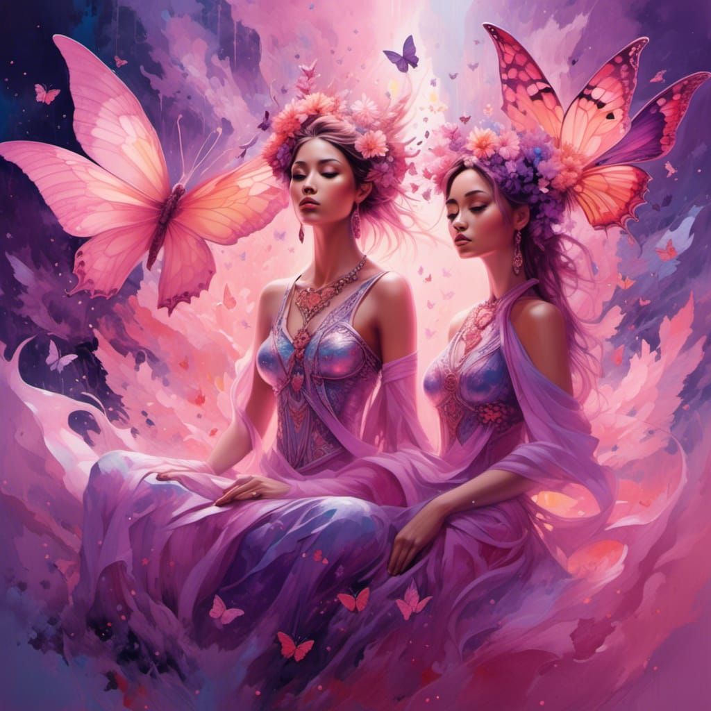 Two enchanted fairies