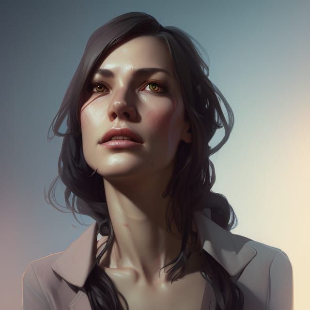 Hyperdetailed Portrait of a Counselor Woman