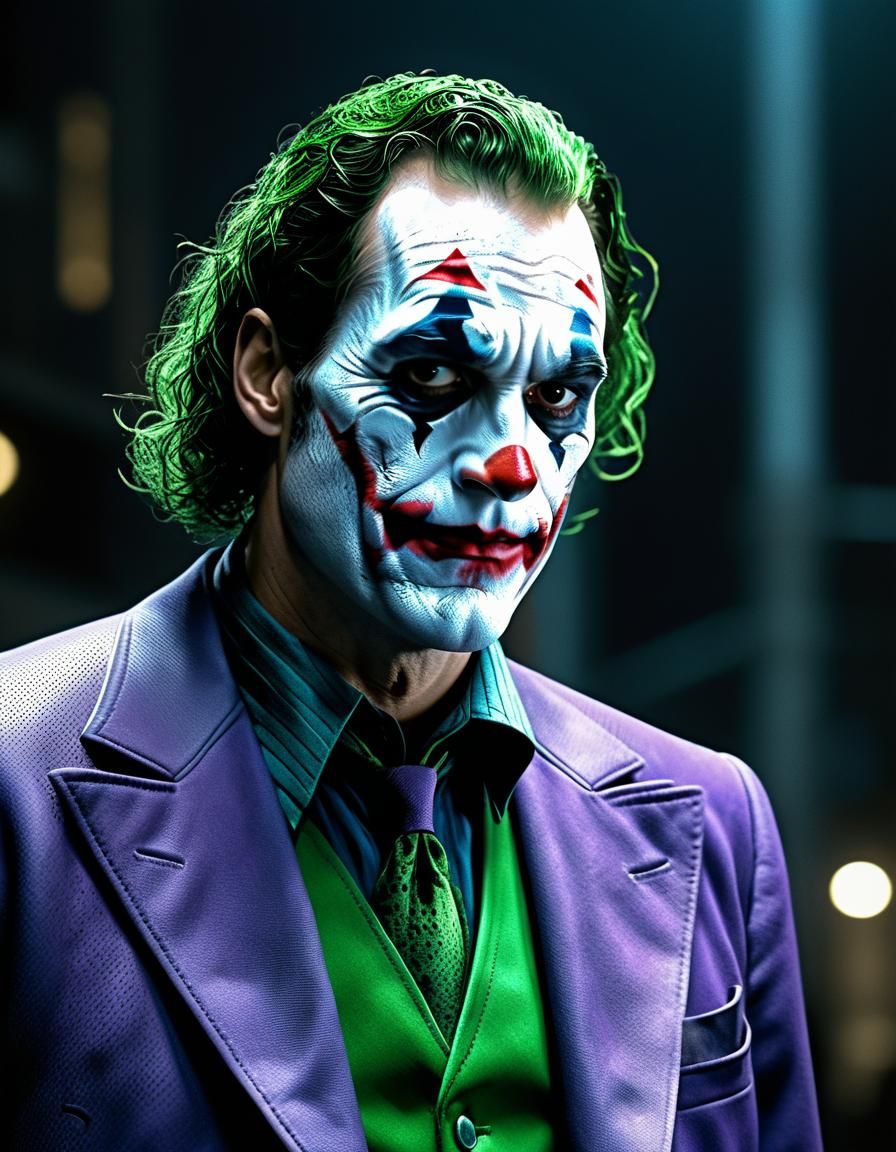 Joker in Action: Ultrarealistic DC Comics Scene