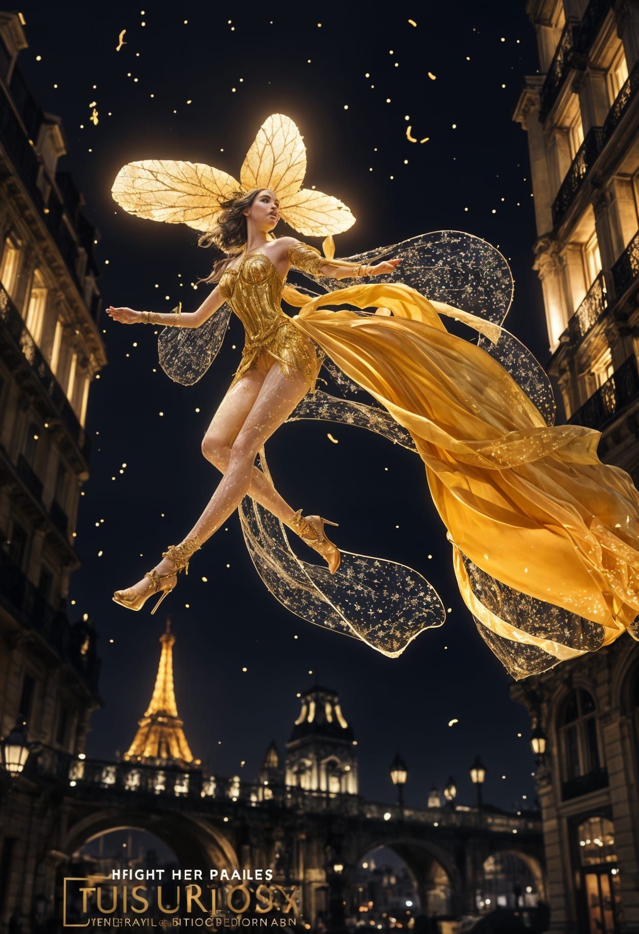 The Night of Parisian Lights 
💛🧡💛