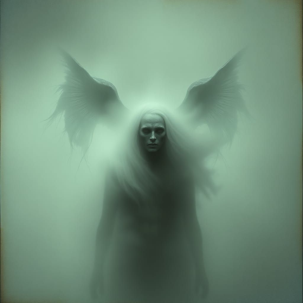 Ethereal Being in Surreal Biomechanical Style