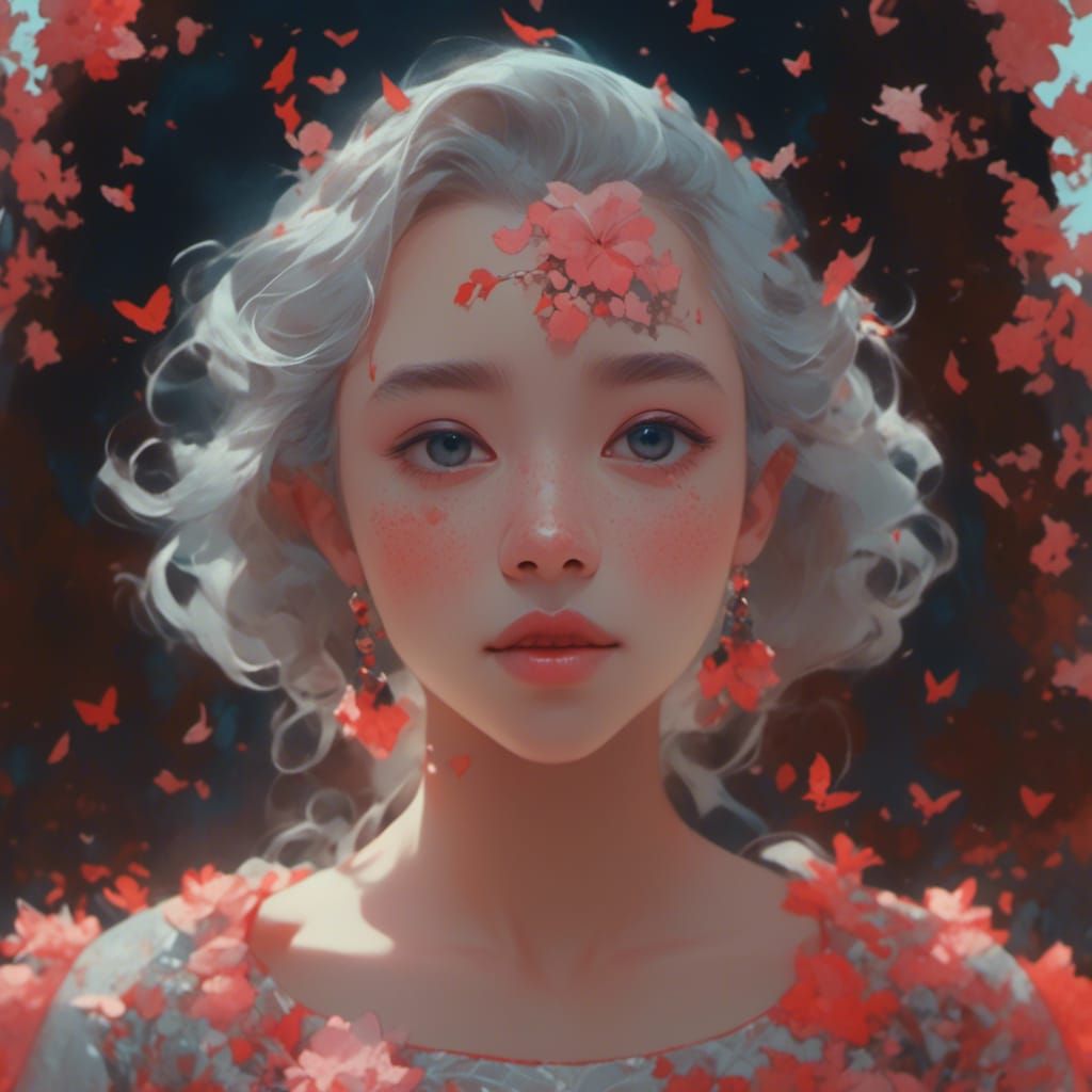 AI Generated Portrait in Unique Style