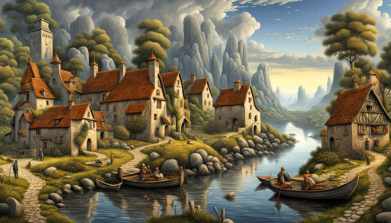 Mystical Storybook Village