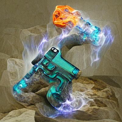 Elemental Pistol Digital Art